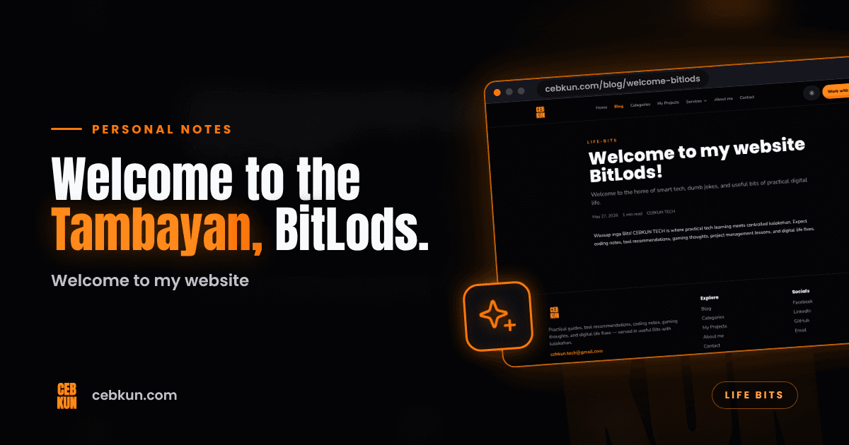 Welcome to my website BitLods! cover